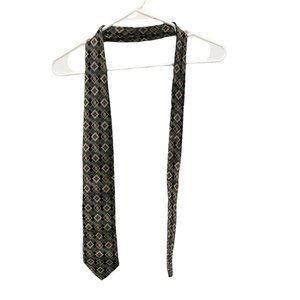 New Pronto Uomo 100% Silk Tie Multicolor Geometric Mens Warehouse Tag‎ 39.99$